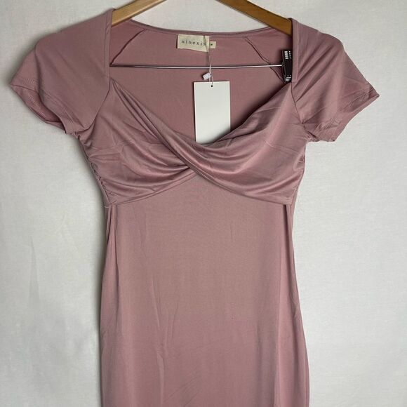 Mauve Midi Dress - Picture 6 of 10